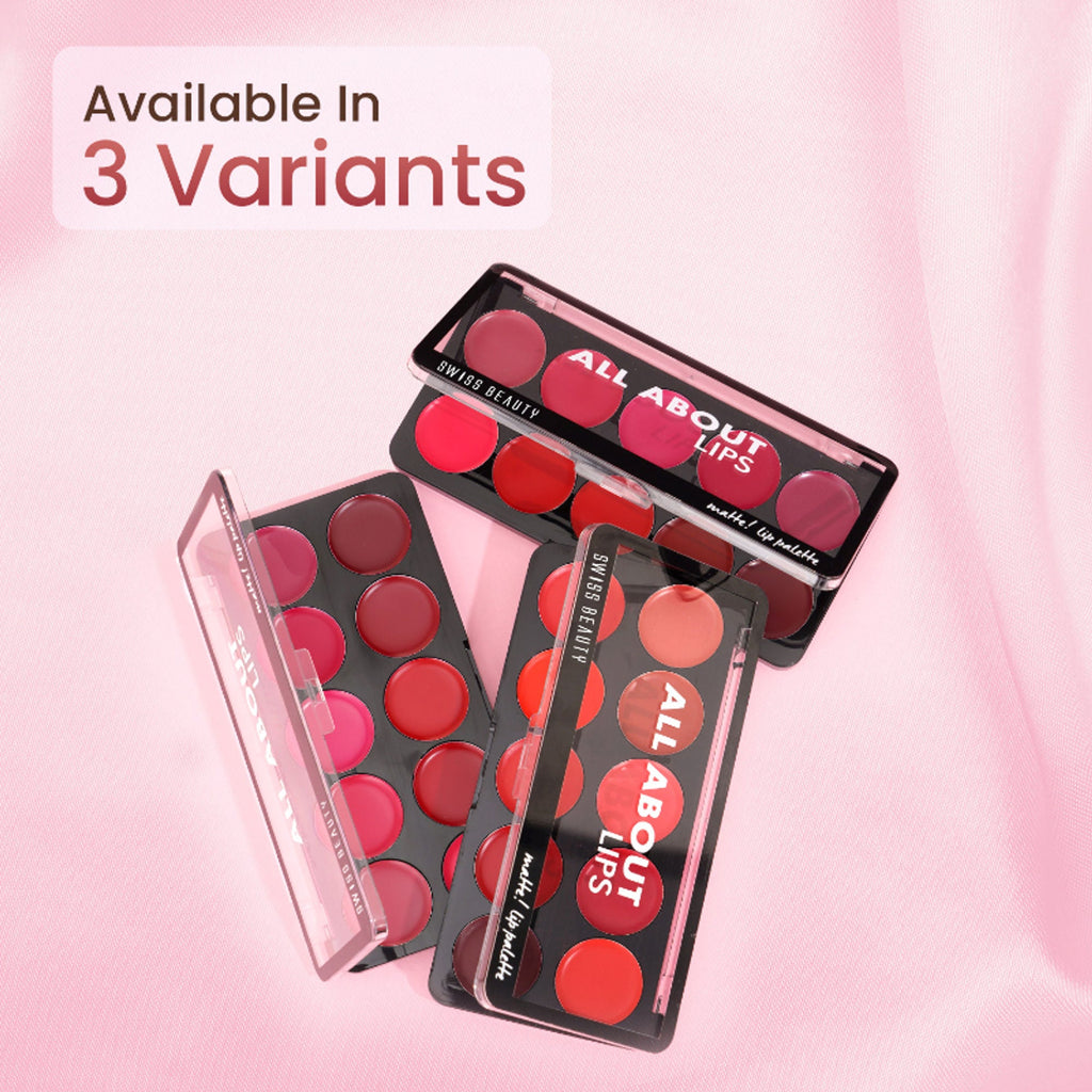 Swiss Beauty All About Lip Palette - 2 - Distacart