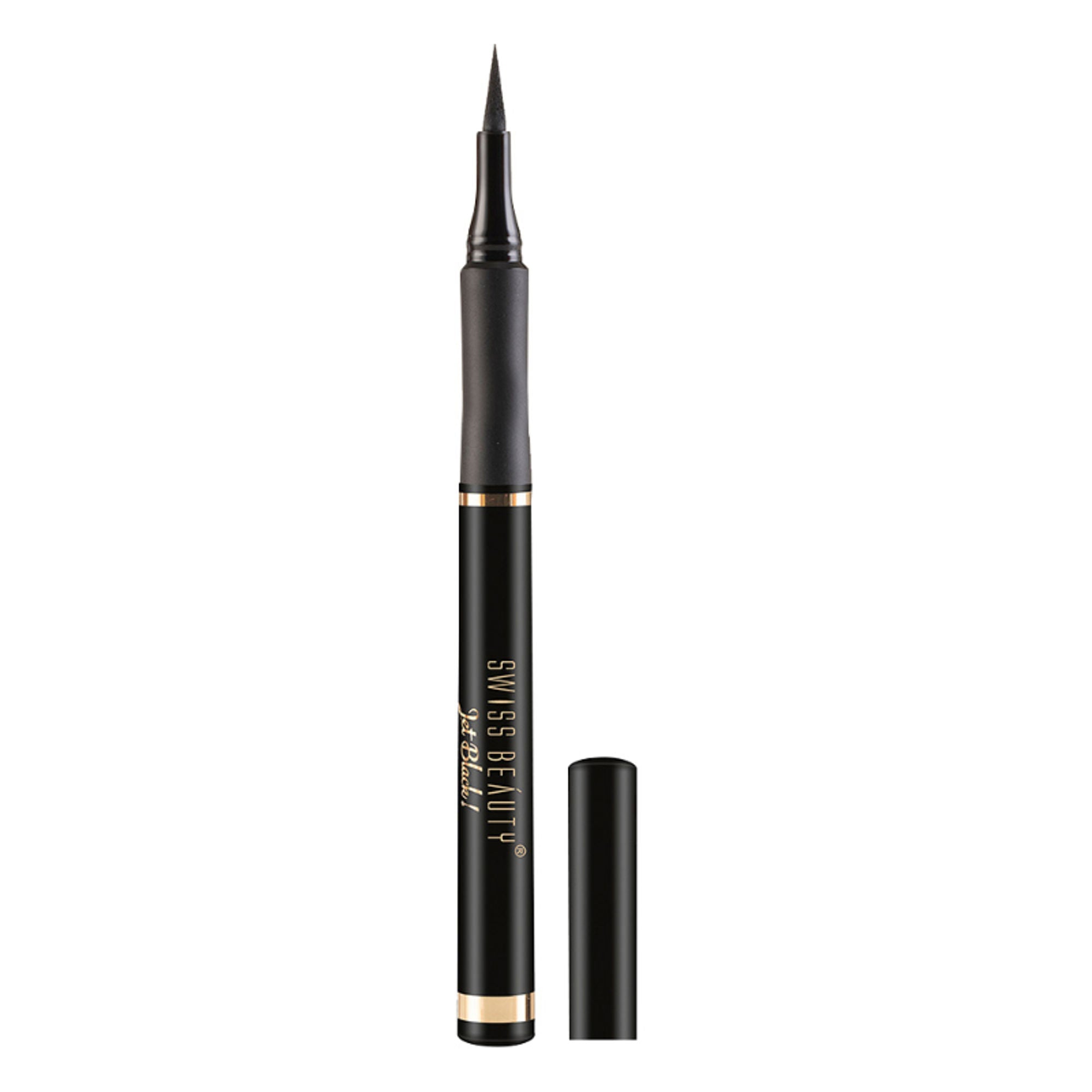 Swiss Beauty Bold Felt Tip Eyeliner - Jet Black - Distacart