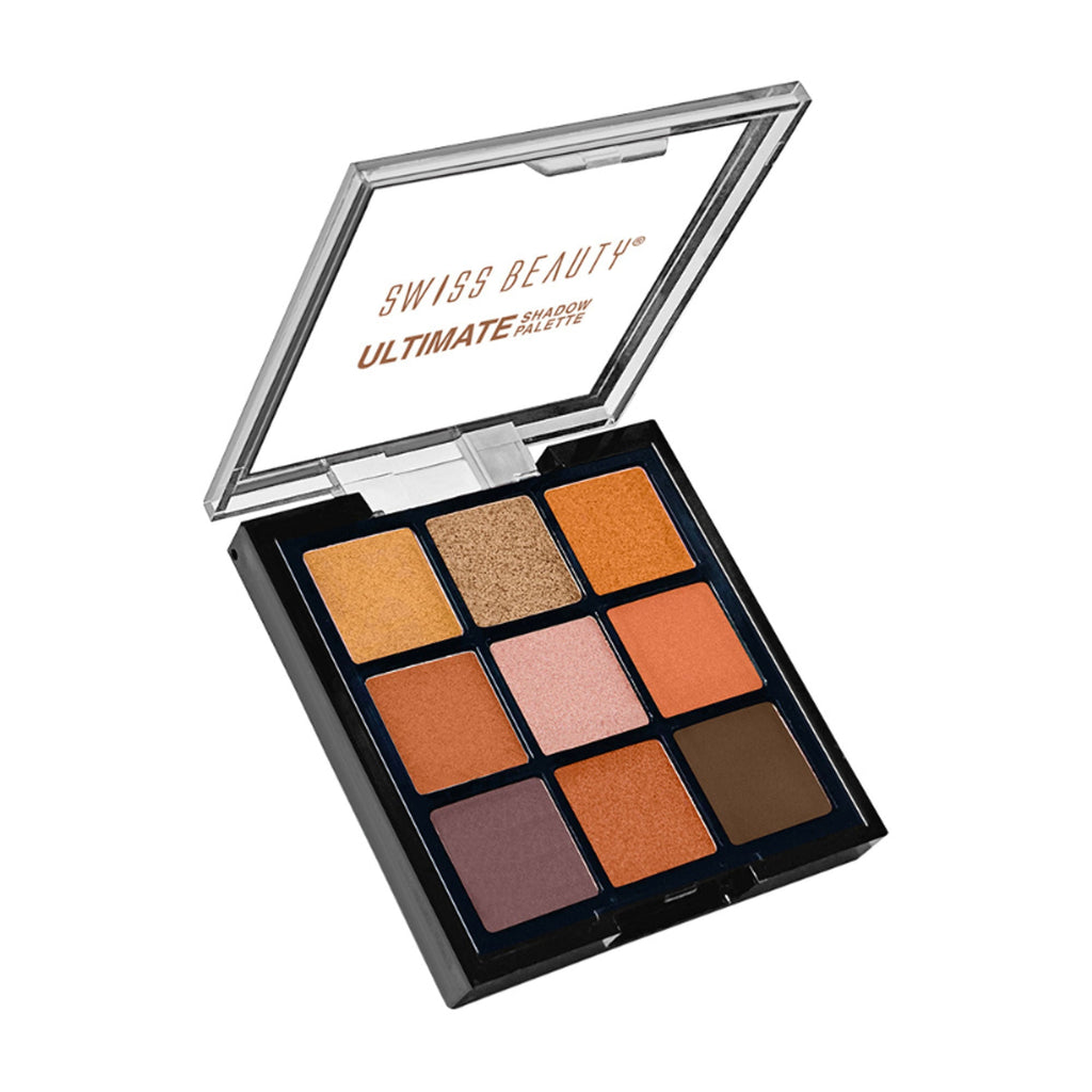 Swiss Beauty Ultimate 9 Pigmented Colors Eyeshadow Palette - 3 - Distacart