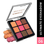 Swiss Beauty Ultimate 9 Pigmented Colors Eyeshadow Palette - 6