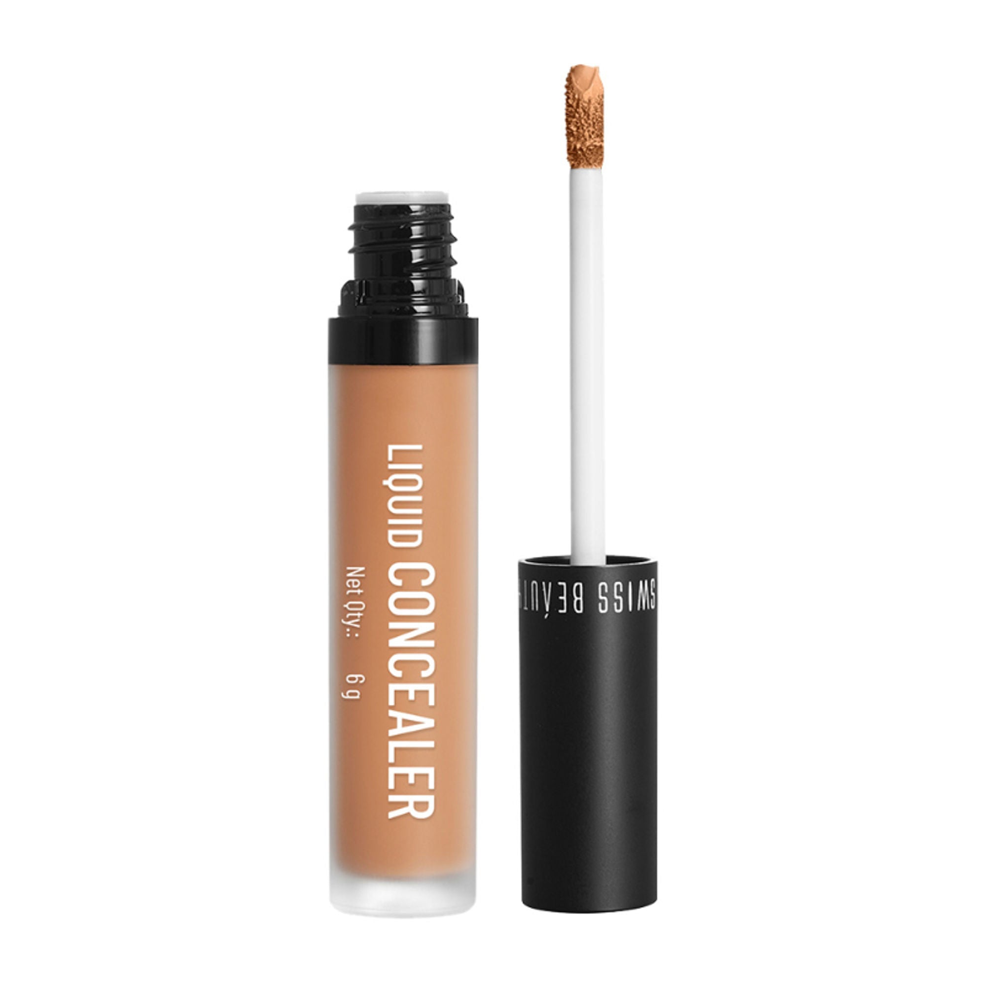 Swiss beauty Full Coverage Liquid Concealer With Jojoba Oil - 01 Warm Sand - Distacart