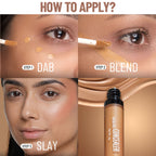 Swiss beauty Full Coverage Liquid Concealer With Jojoba Oil - 09 Orange - Distacart