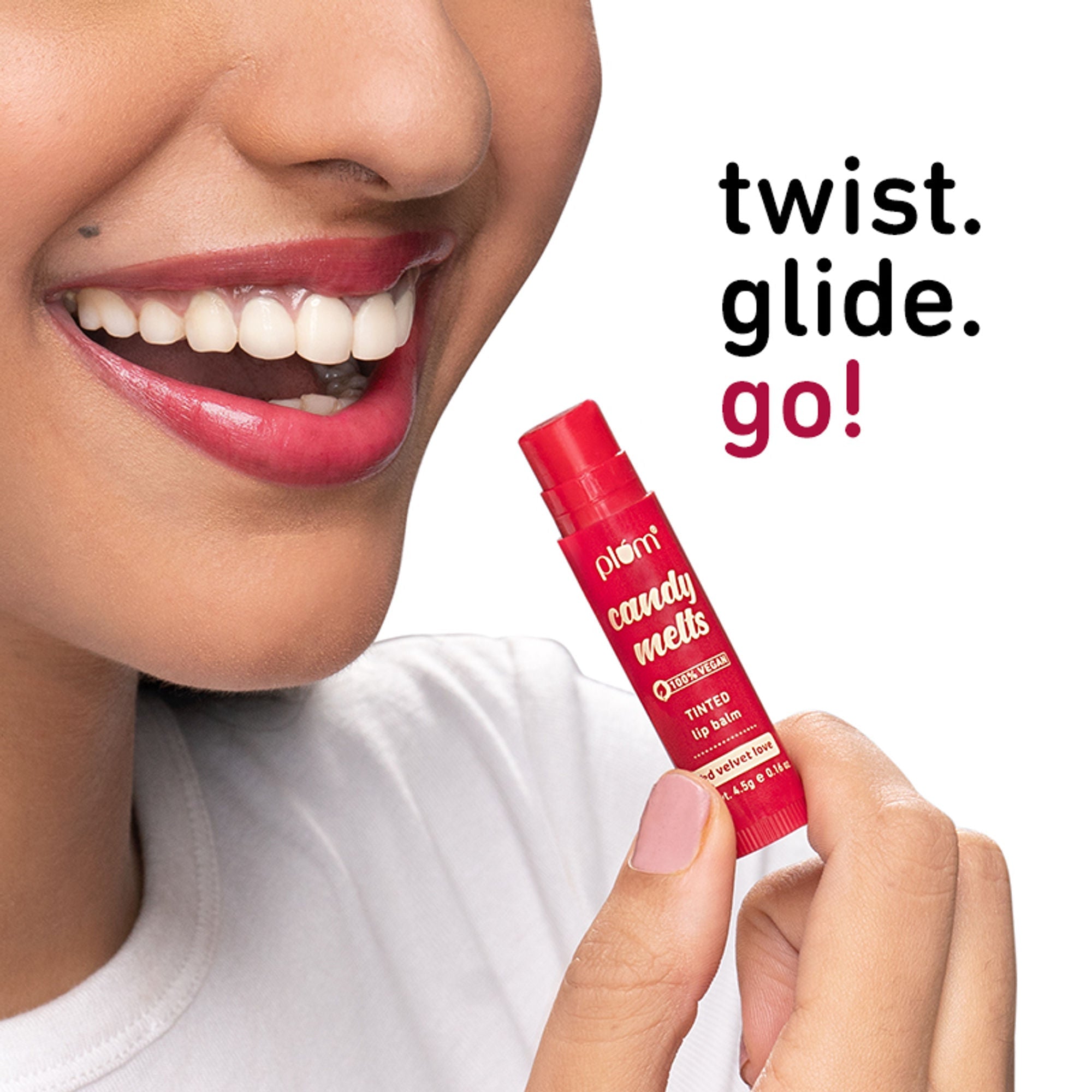 Plum Candy Melts Tinted Lip Balm - Red Velvet Love - Distacart
