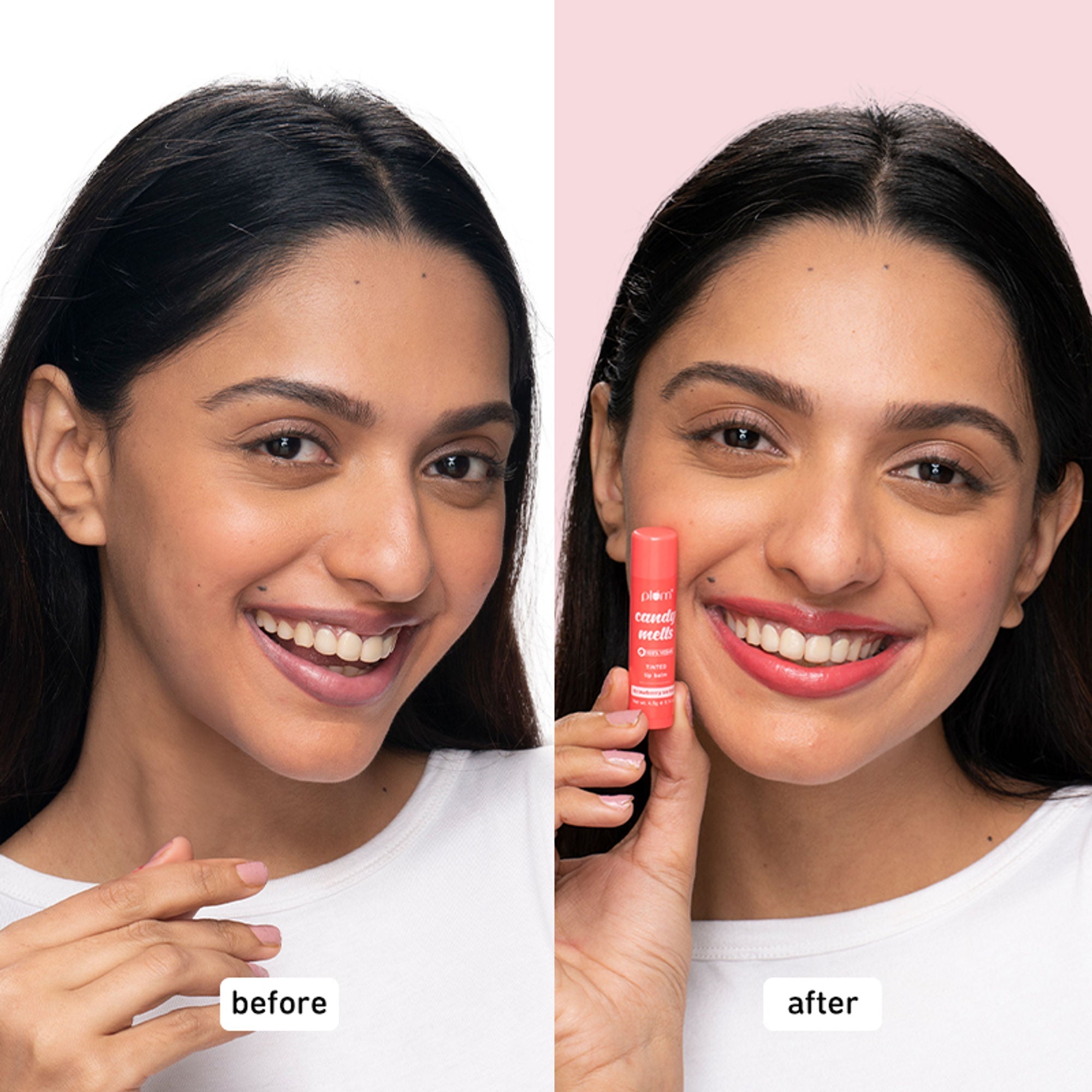 Plum Candy Melts Tinted Lip Balm - Strawberry Sorbet - Distacart