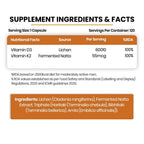 Himalayan Organics Vlado�s Plant Based 600iU Supplement Vitamin D3 + K2
