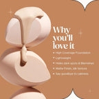 Hilary Rhoda Liquid High Definition Matte Foundation - Rose Blush 02 - Distacart