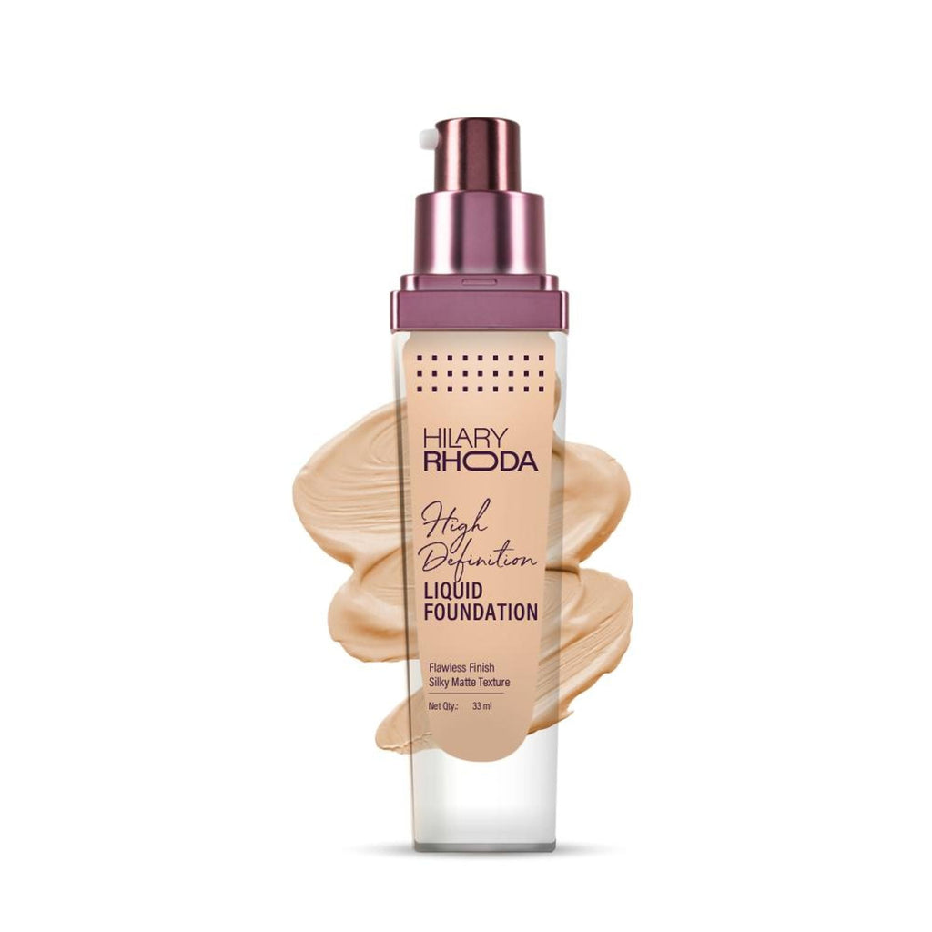 Hilary Rhoda Liquid High Definition Matte Foundation - Skin Beige 05 - Distacart