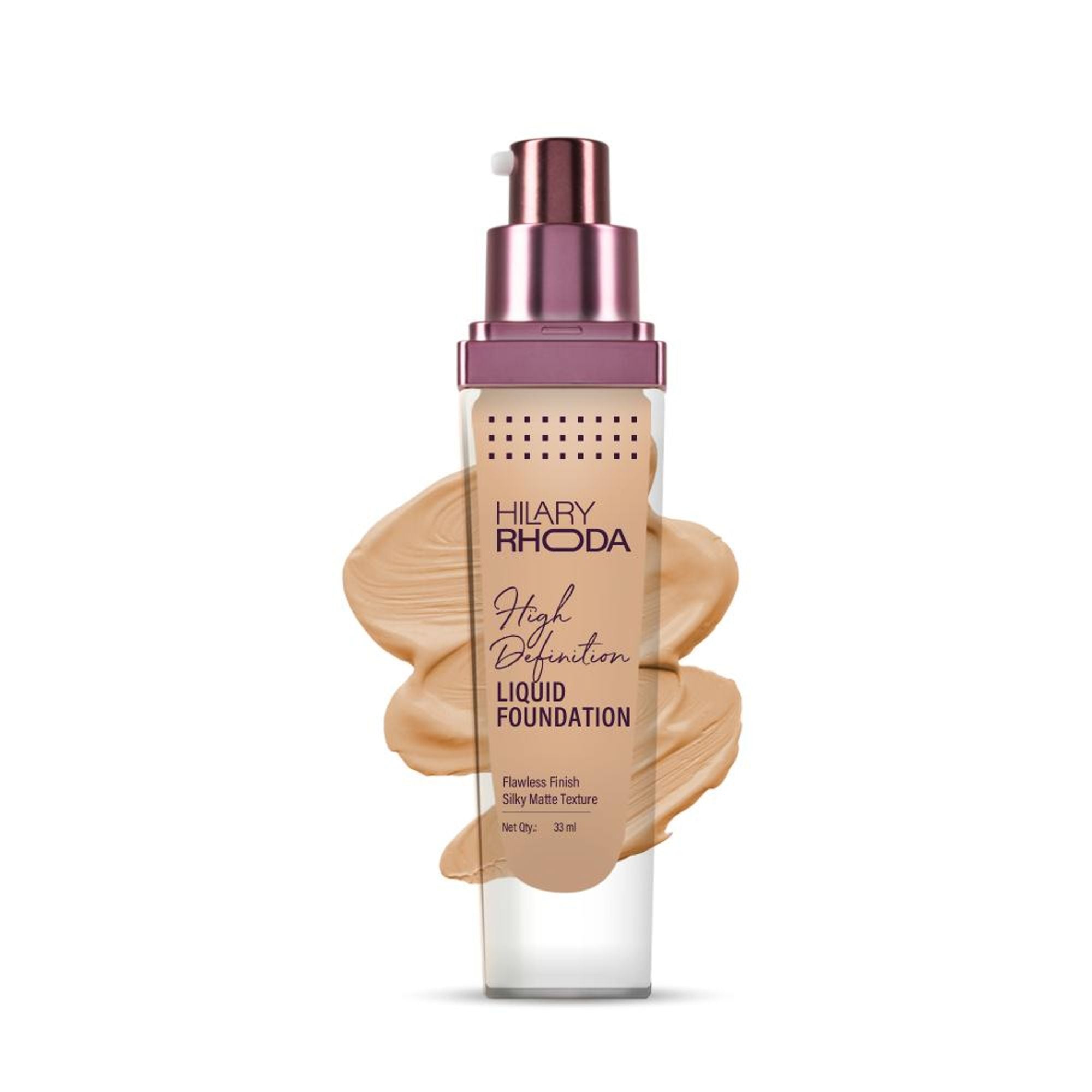 Hilary Rhoda Liquid High Definition Matte Foundation - Radiant Beige 06 - Distacart
