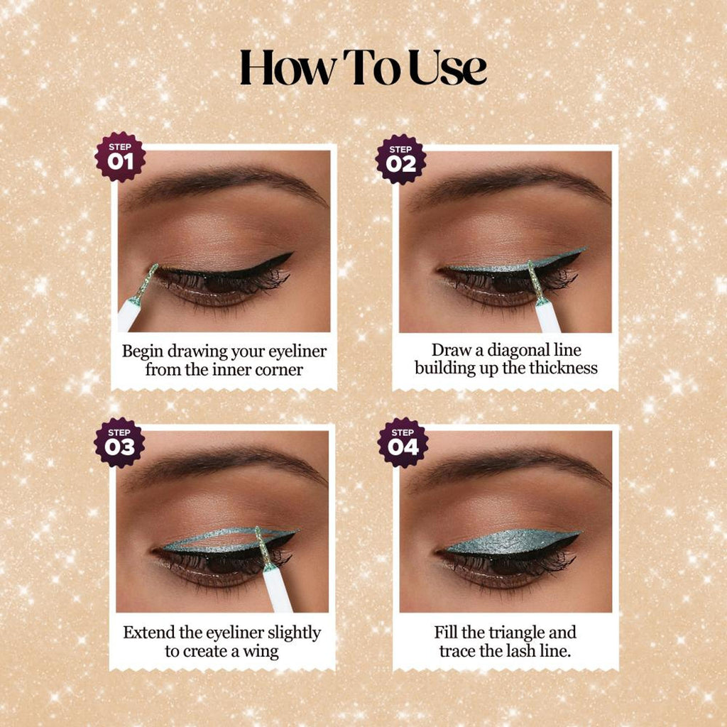 Hilary Rhoda Showstopper Glitter Eyeliner - Pearl Shine White 07 - Distacart