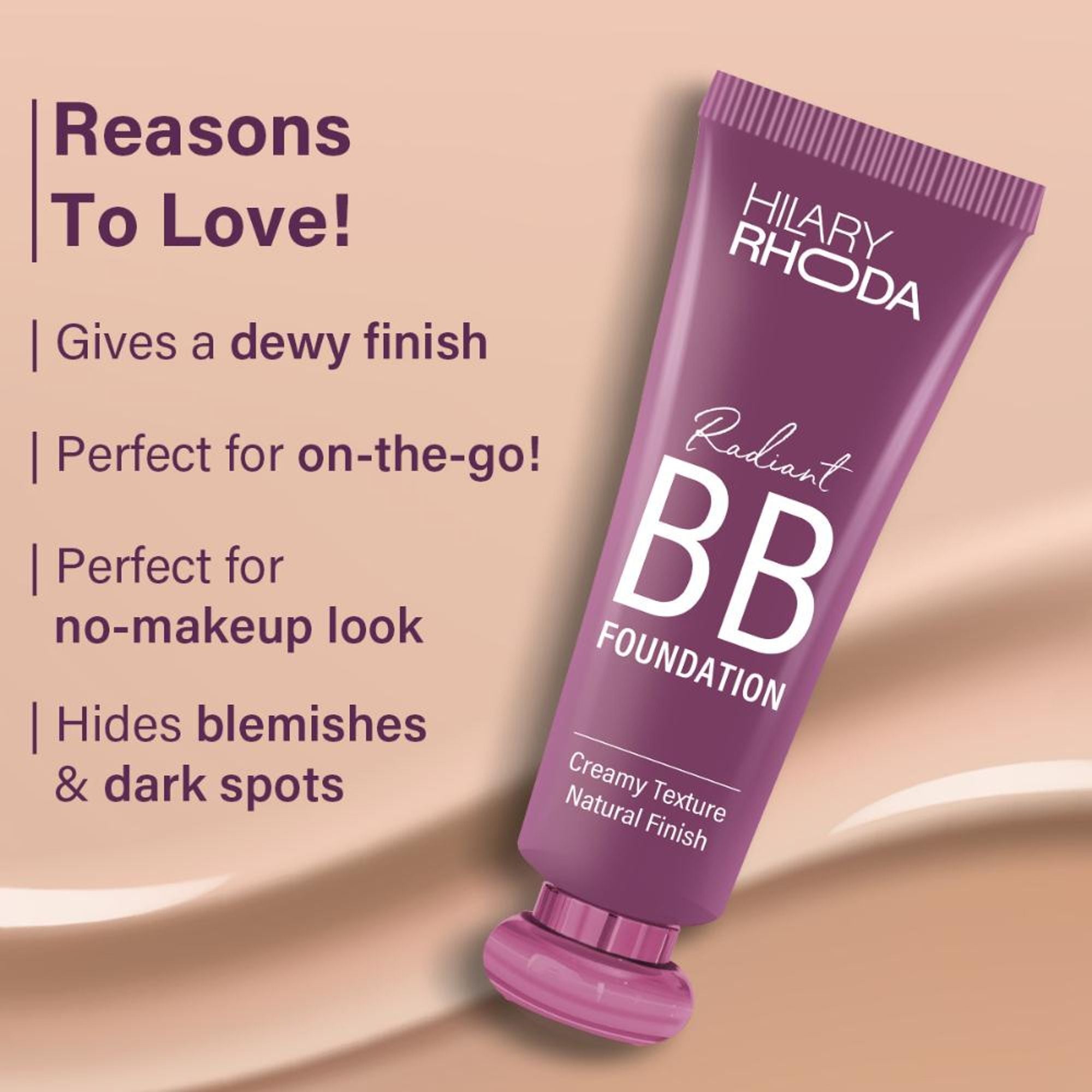 Hilary Rhoda Radiant Bb Foundation - White Island 01 - Distacart