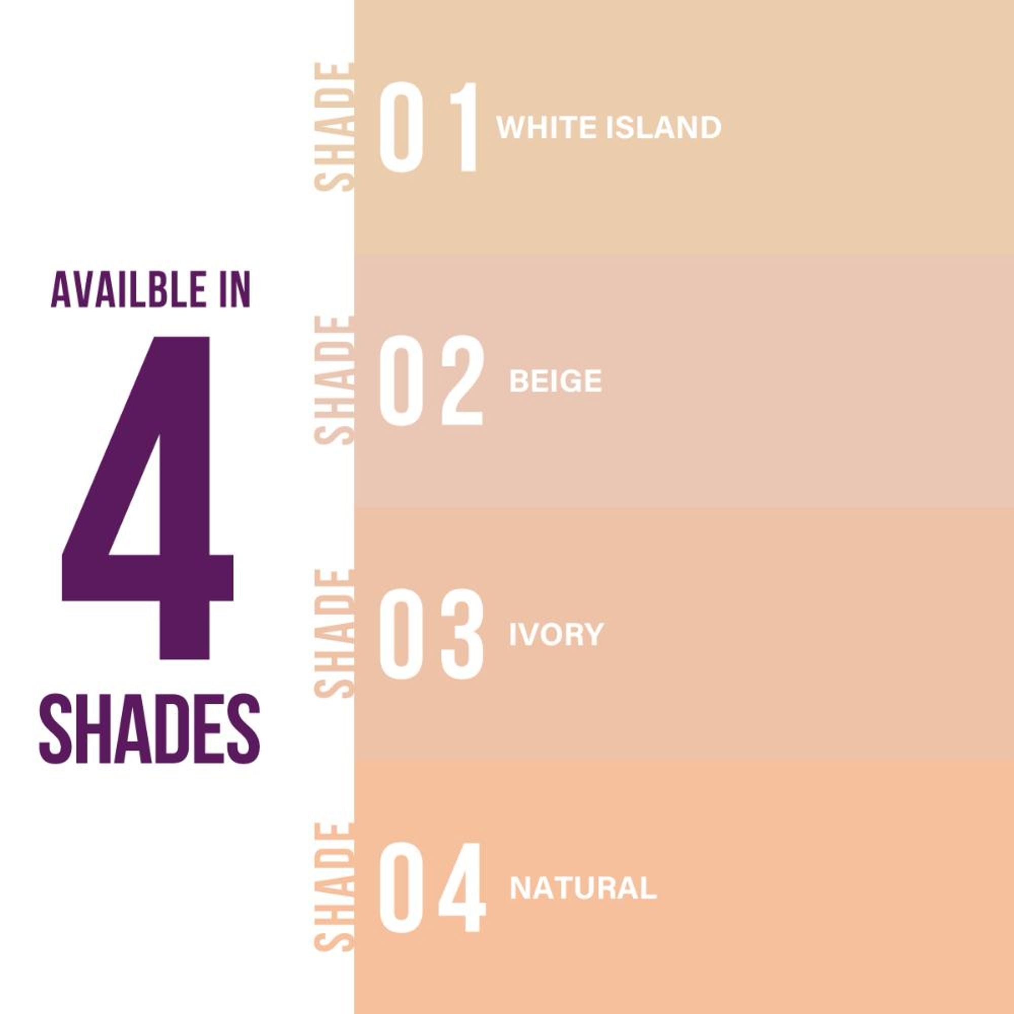 Hilary Rhoda Radiant Bb Foundation - White Island 01 - Distacart