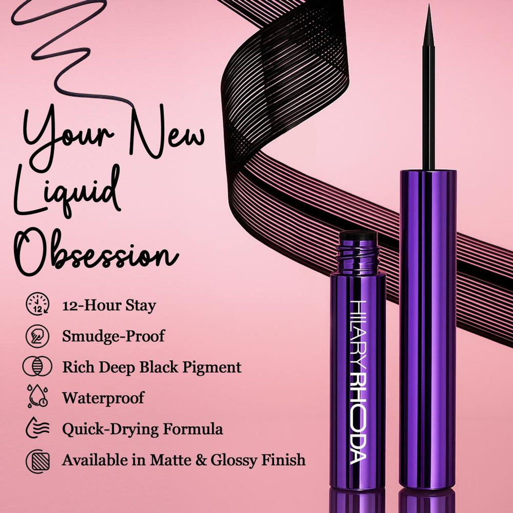Hilary Rhoda Eye Callin' Liquid Waterproof Eyeliner - Matte 01 - Distacart