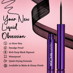 Hilary Rhoda Eye Callin' Liquid Waterproof Eyeliner - Matte 01 - Distacart