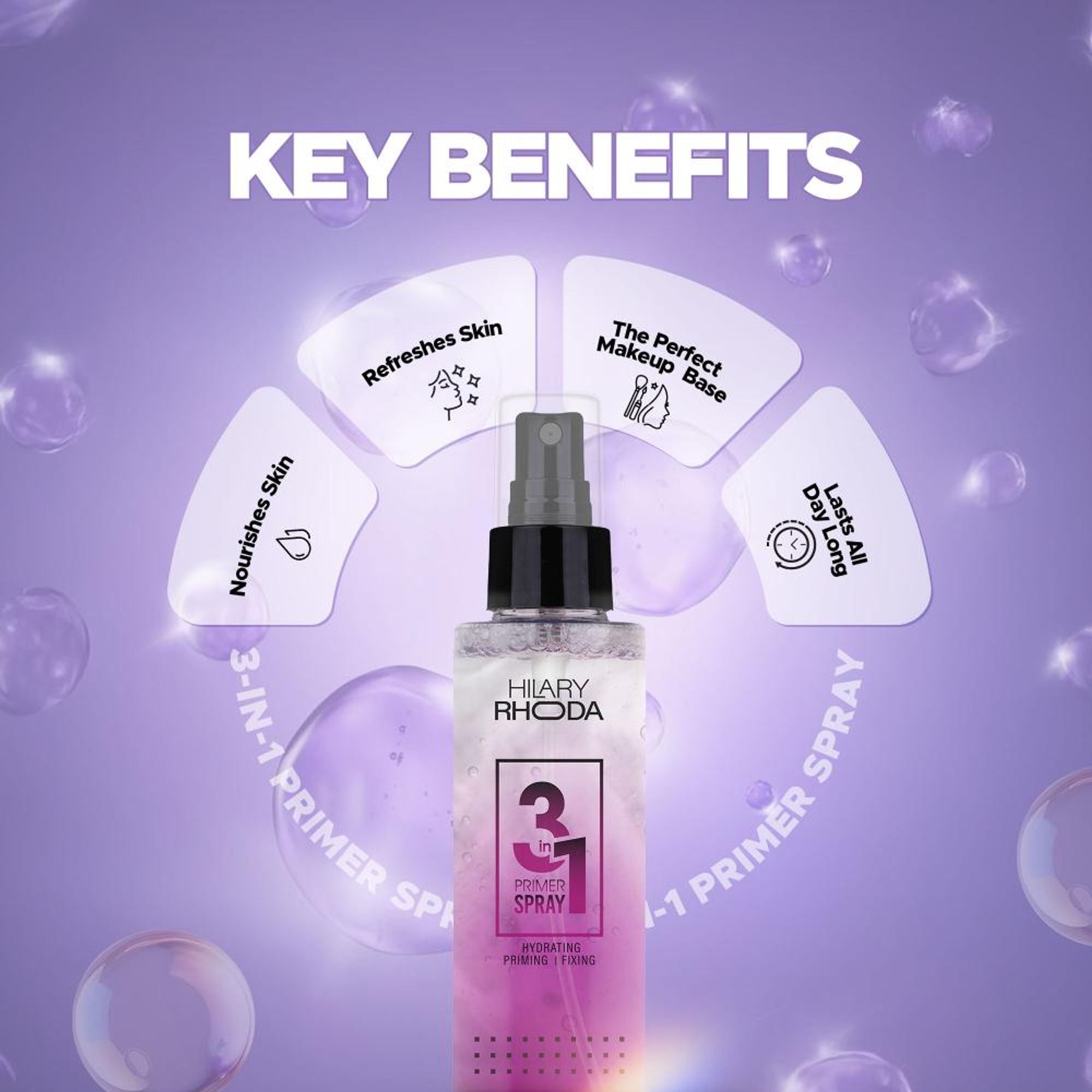 Hilary Rhoda 3 In 1 Primer Spray - Distacart
