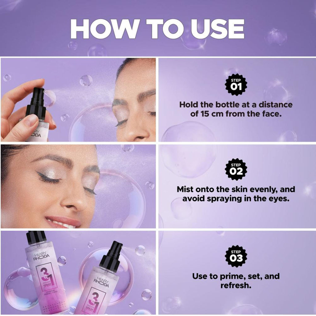 Hilary Rhoda 3 In 1 Primer Spray - Distacart