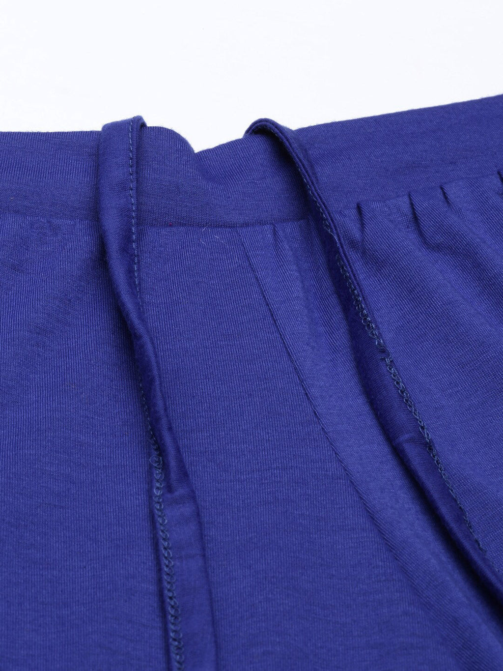 Souchii Women Navy Blue Knitted Palazzos - Distacart