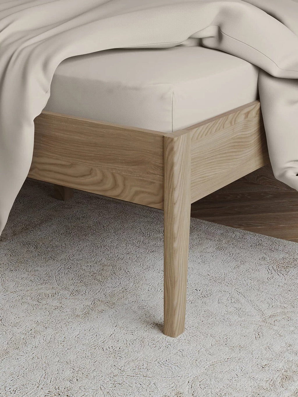 Marks & Spencer Cream-Coloured Fitted Egyptian Cotton 230 TC King Bedsheet