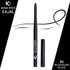 kinded kind eyes kajal 3 in 1 kohl kajal eye liner smokey eye shadow 01 boundless black