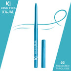 kinded kind eyes kajal 3 in 1 kohl kajal eye liner smokey eye shadow 03 treasured turquoise