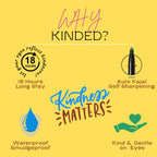 kinded kind eyes kajal 3 in 1 kohl kajal eye liner smokey eye shadow 03 treasured turquoise