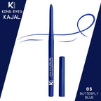 kinded kind eyes kajal 3 in 1 kohl kajal eye liner smokey eye shadow 05 butterfly blue