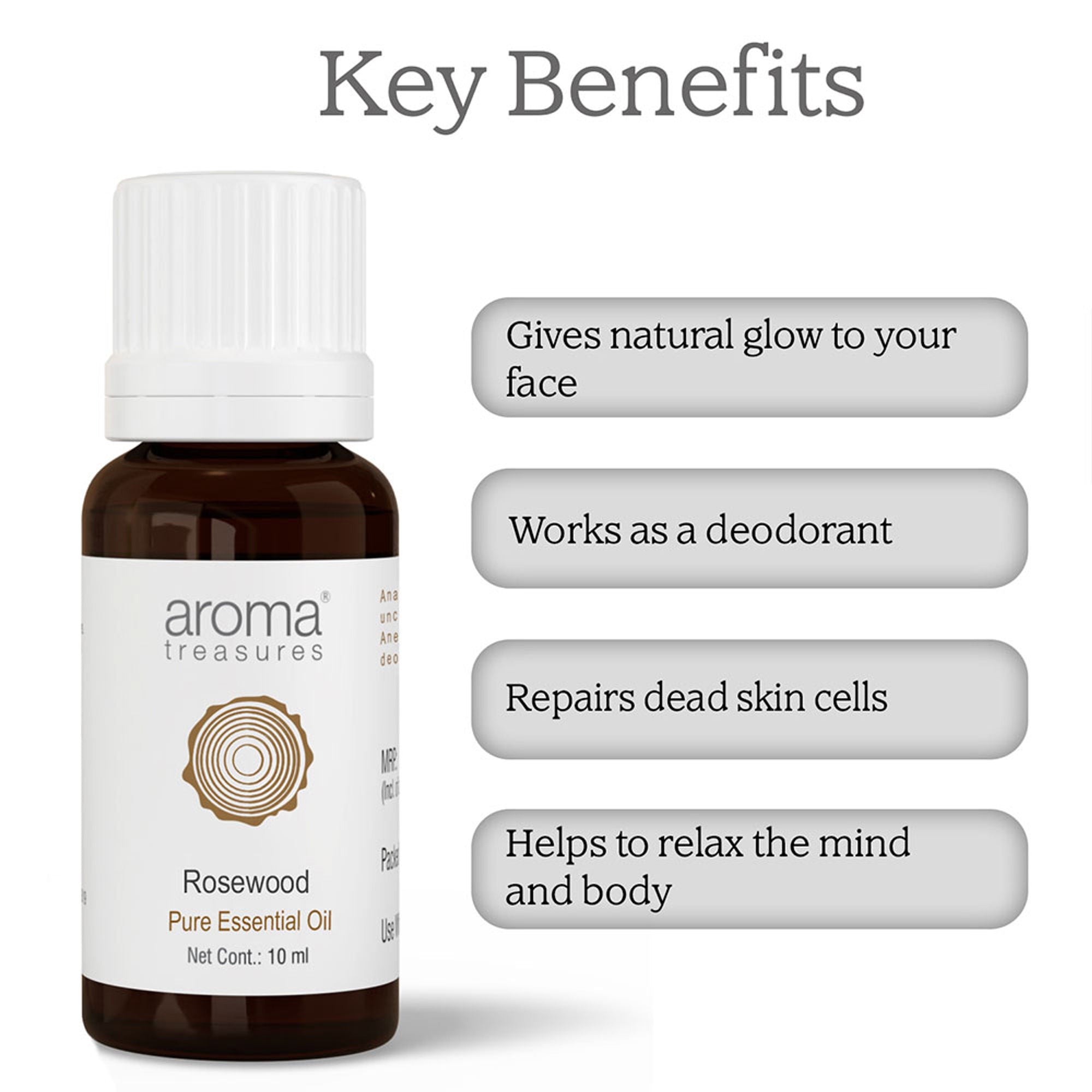 Aroma Treasures Rosewood Pure Essential Oil
