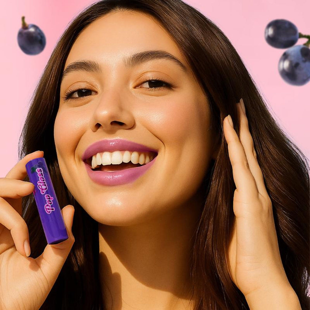 Makeup Revolution Pop Gloss Balm - Grape Purple - Distacart