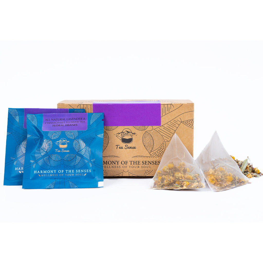 Tea Sense Lavender & Chamomile Tea Bags Box - Distacart