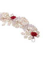 NVR Women's Embellished Beaded Hair Accessory Set