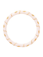 Ruby Raang White Traditional Bangle