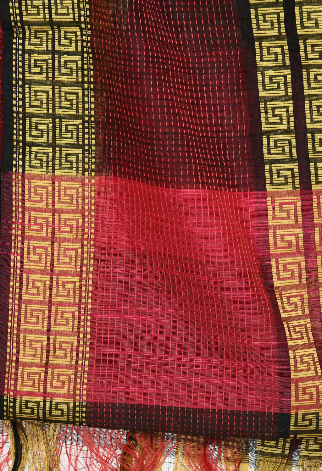 Mominos Fashion Moeza Handloom Cotton Rani Tone Dupatta - Distacart