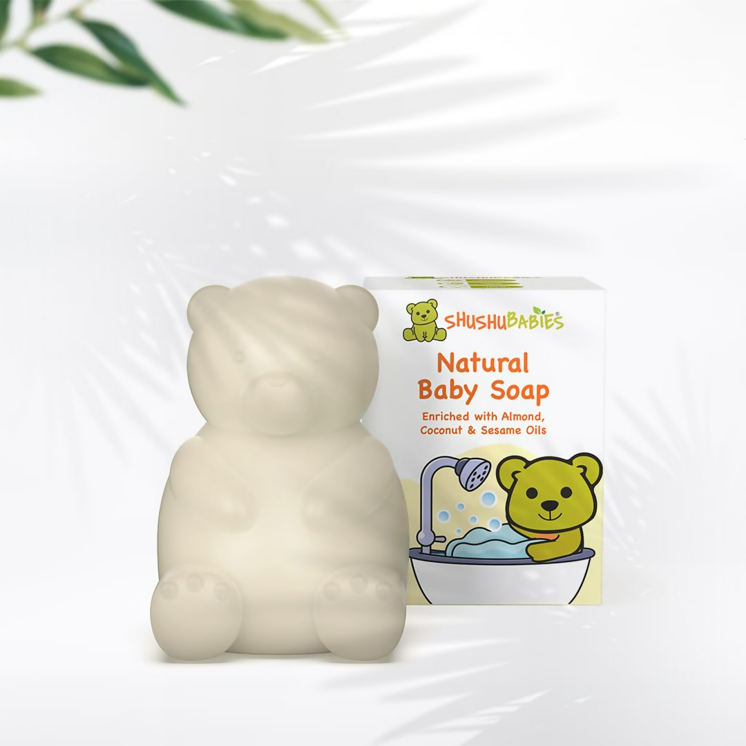 ShuShu Babies Cuddly Bear Natural Baby Soap (under 0-3 Years Baby) - Distacart