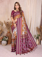 Aastha Fashion Mustard Soft Silk Weaving Saree - Distacart