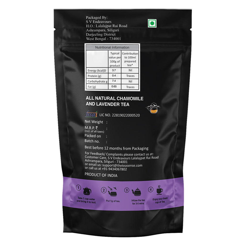 Tea Sense Lavender & Chamomile Tea - Distacart