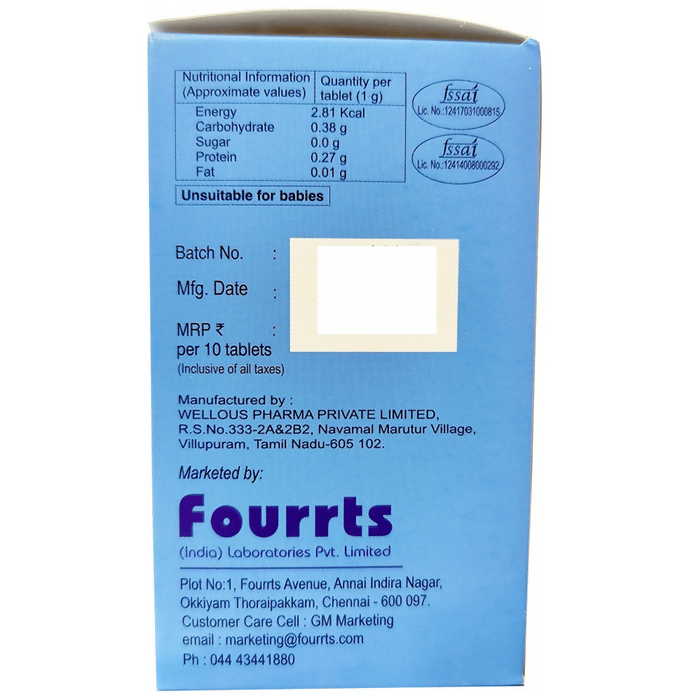 Fourts Herbo Vit 33 Tablets - Distacart