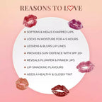 Just Herbs Tinted Lip Balm SPF 20+ Cherry Flavor - Distacart