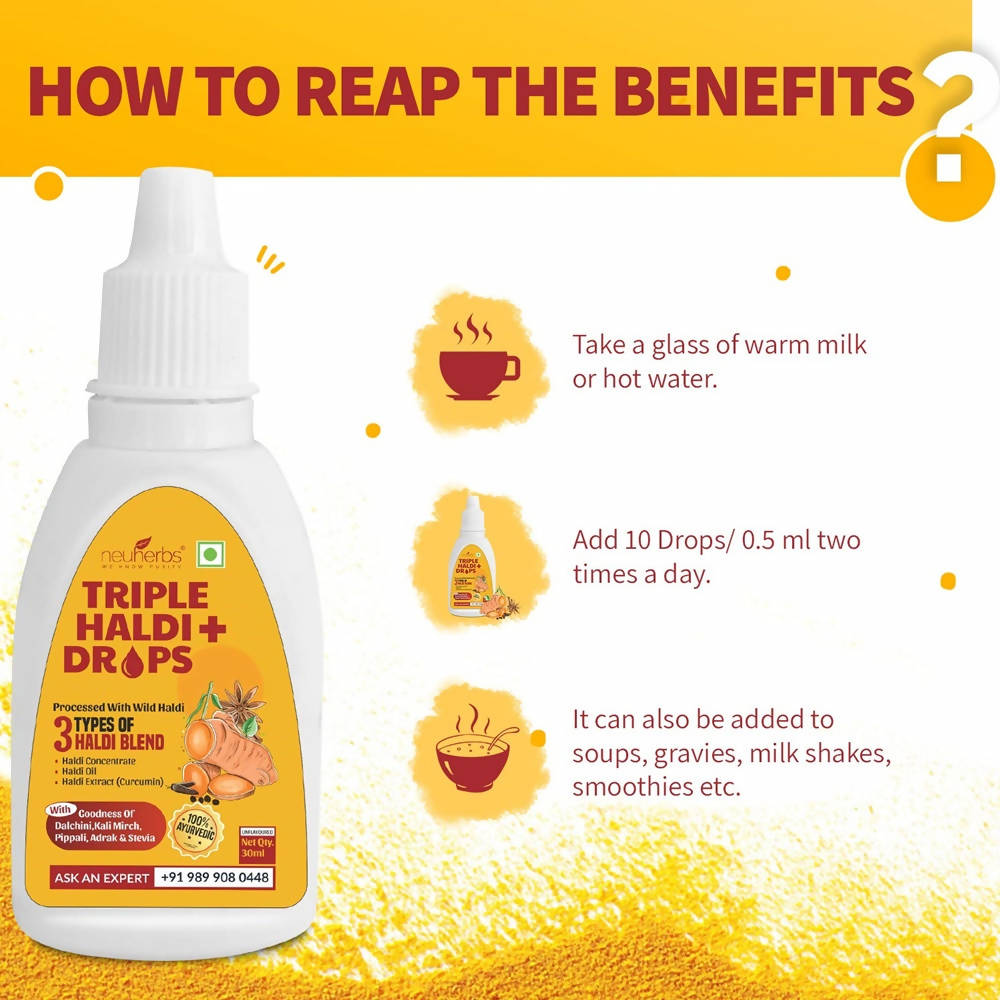 Neuherbs Triple Haldi Plus Drops