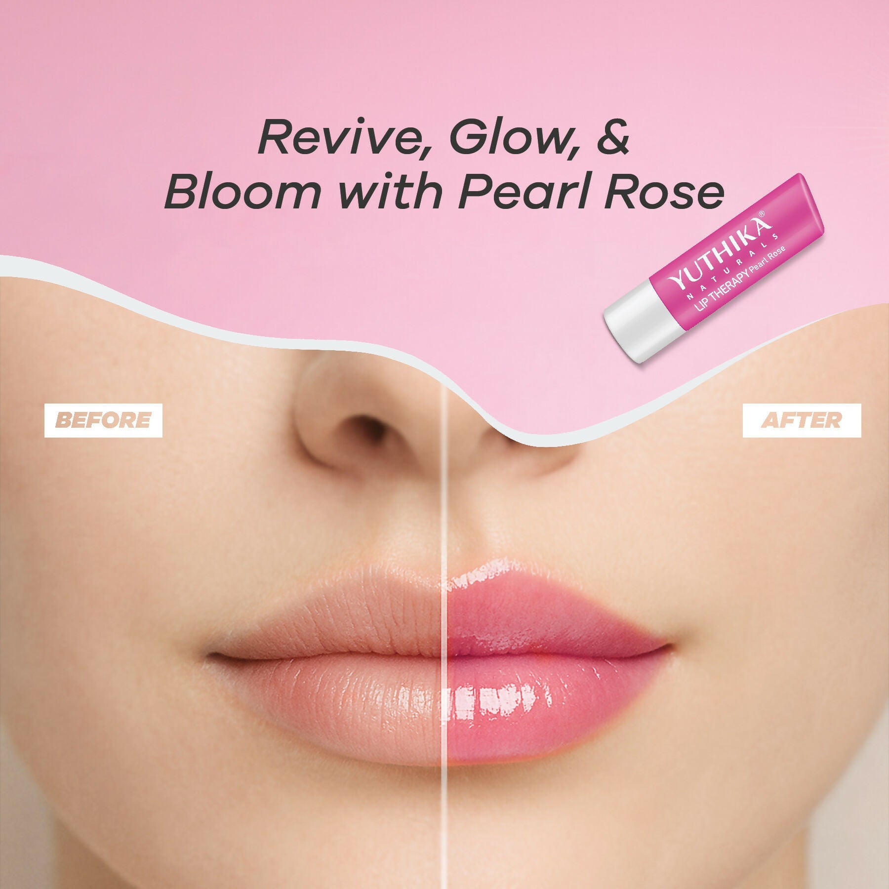 Yuthika Moisturizing Lip Balm – Pearl Rose - Distacart