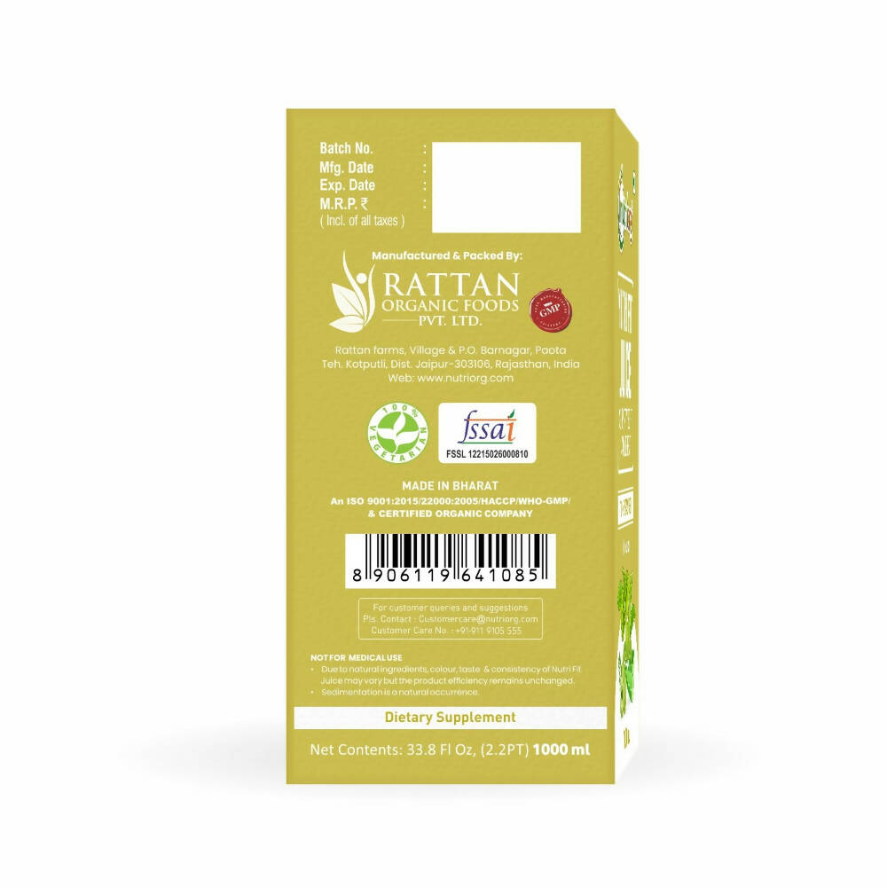 Nutriorg Nutri Fit Juice - Distacart