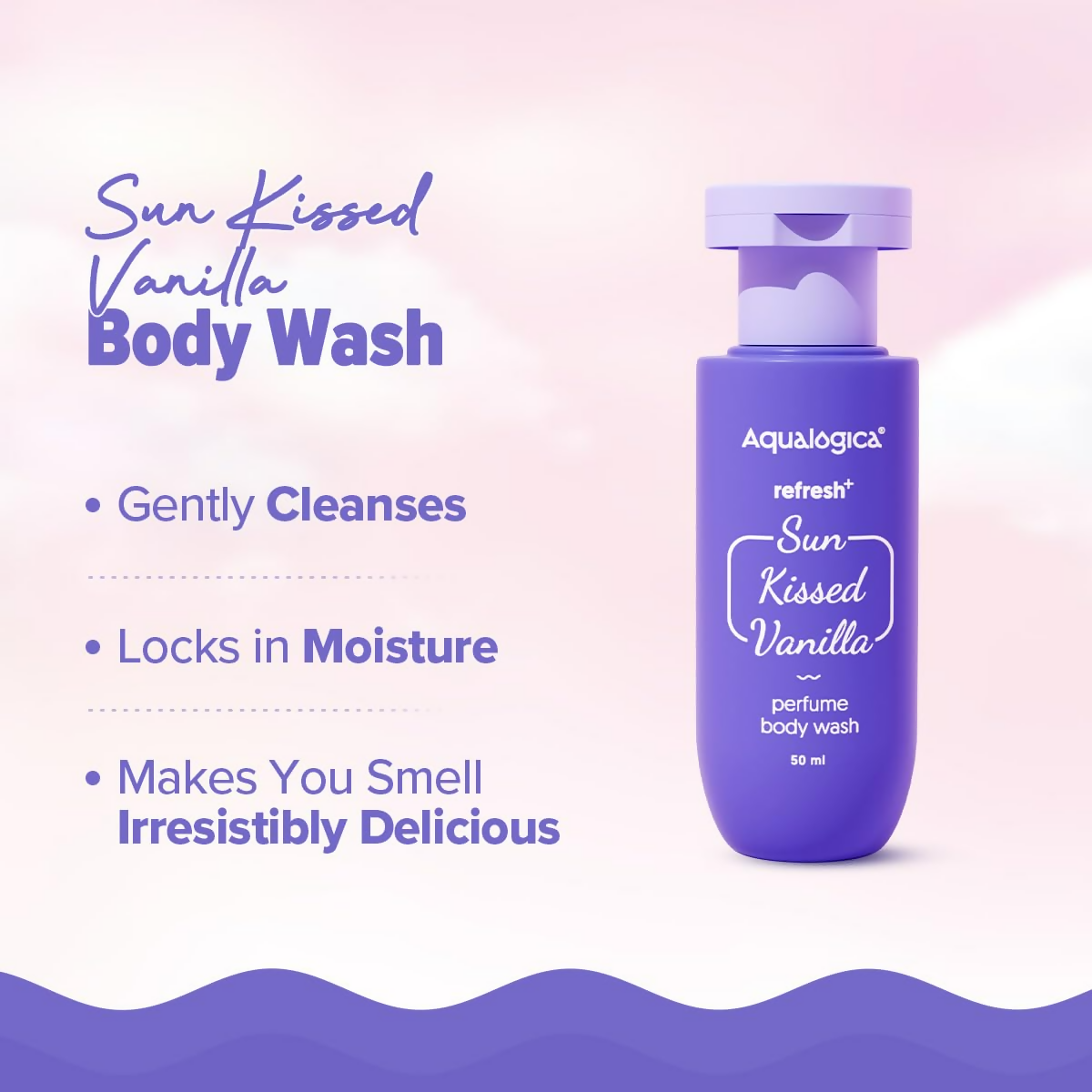 Aqualogica Refresh+ Vanilla Body Care Gift Set Kit
