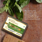 Khadi Organique Basil Scrub Soap