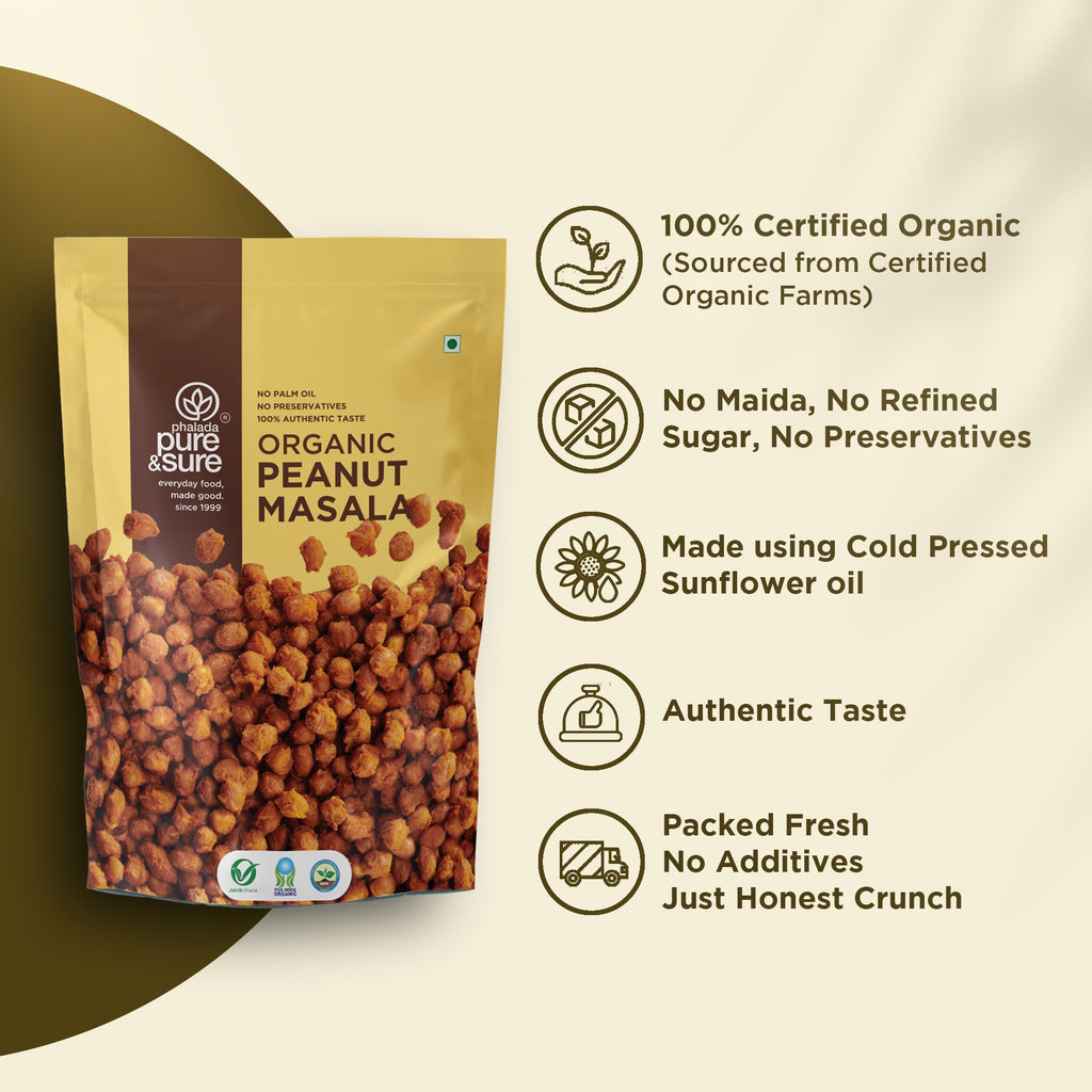 Pure & Sure Organic Peanut Masala - Distacart