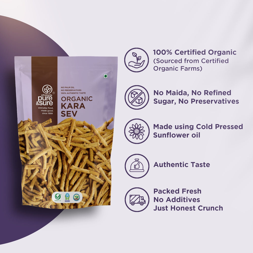 Pure & Sure Organic Kara Sev - Distacart