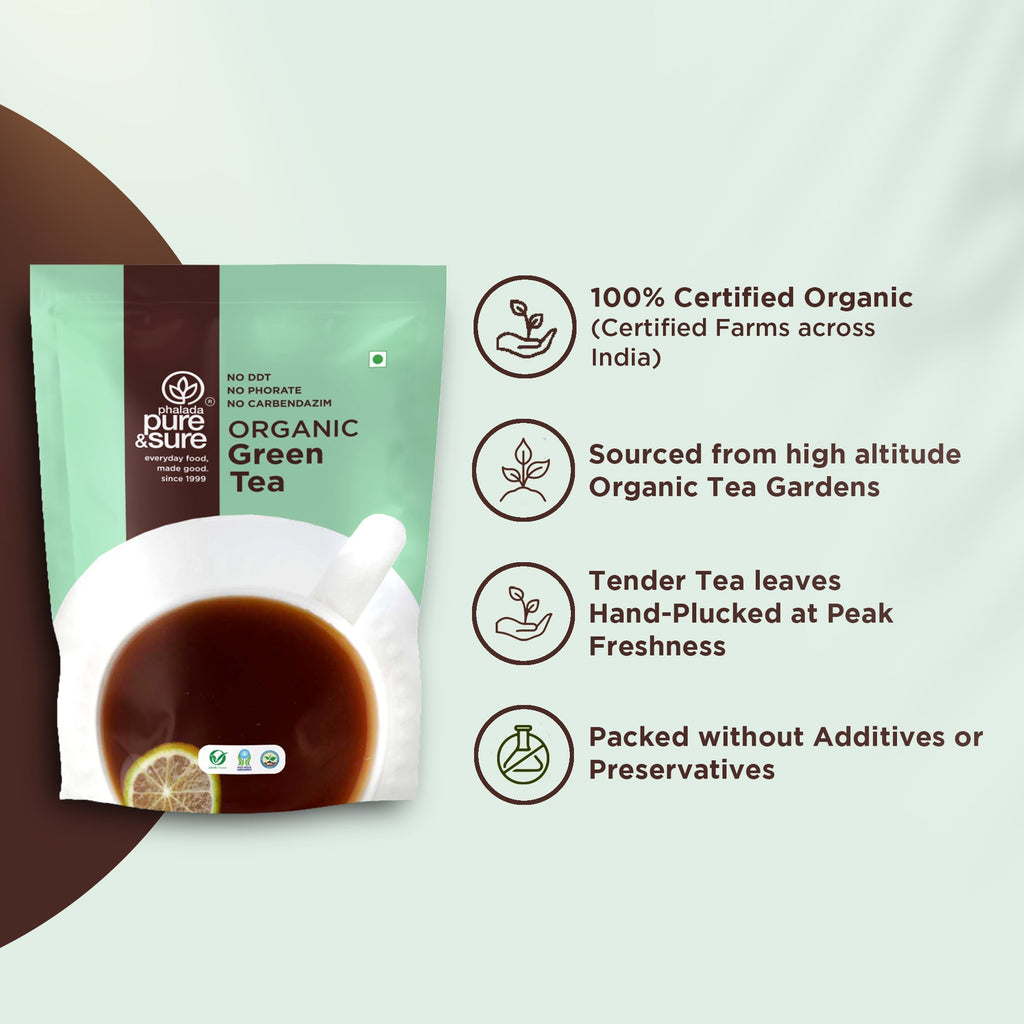 Pure & Sure Organic Green Tea - Distacart