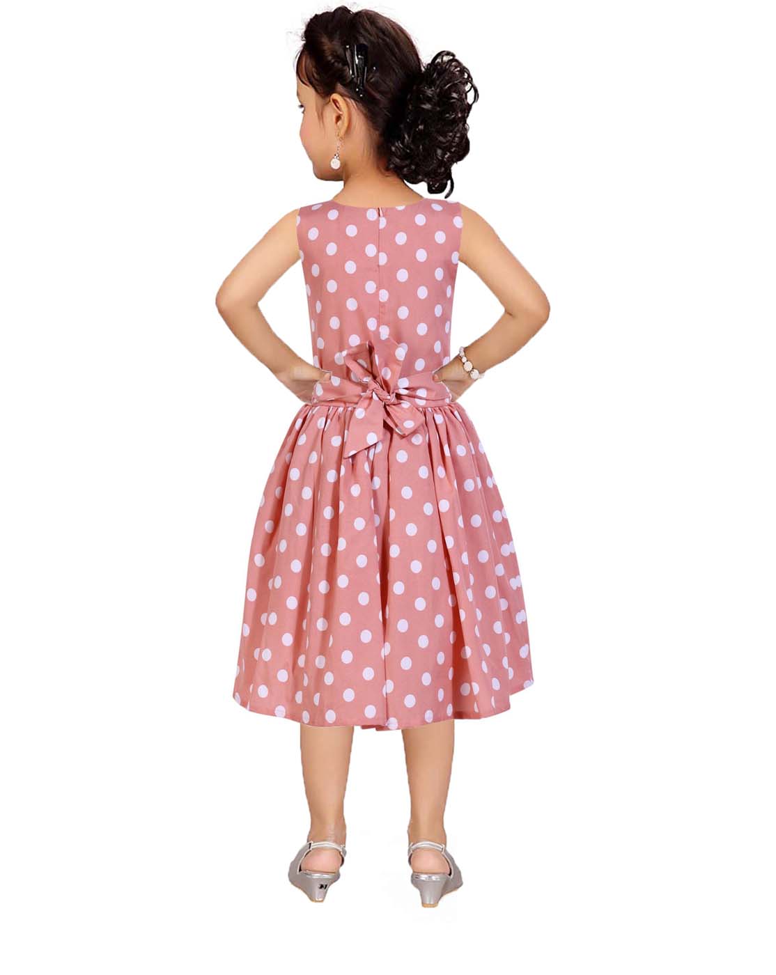 Asmaani Kids Party Wear Stylish Dresses, Perfect for Parties, Functions & Vacations - Peach