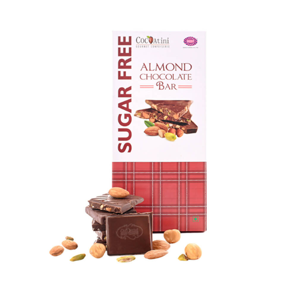 Cocoatini Sugar-Free Almond Chocolate Bar