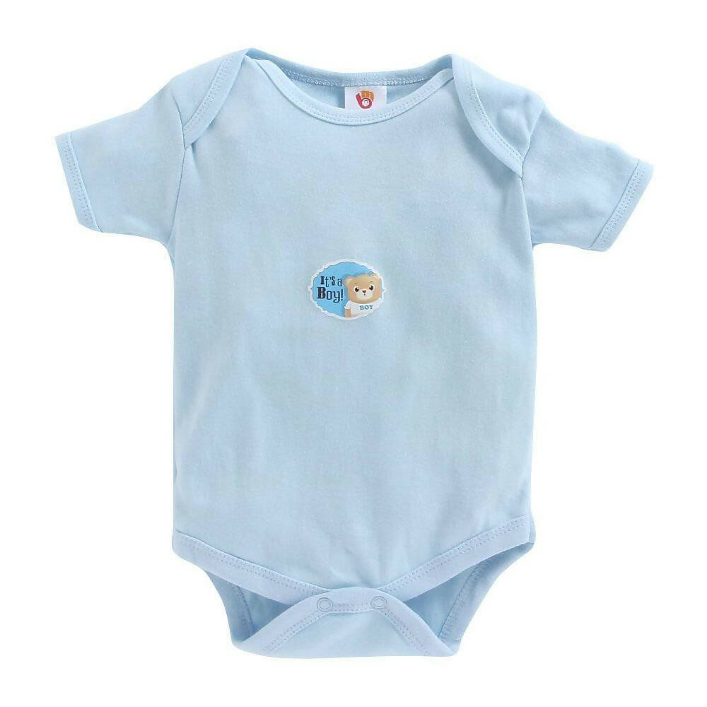 EIO New Born Baby Rompers Body Suits Jump Suit For Boys And Girls - Blue