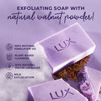 Lux Essence Of Himalayas Lavender & Vitamin C Exfoliating Soap