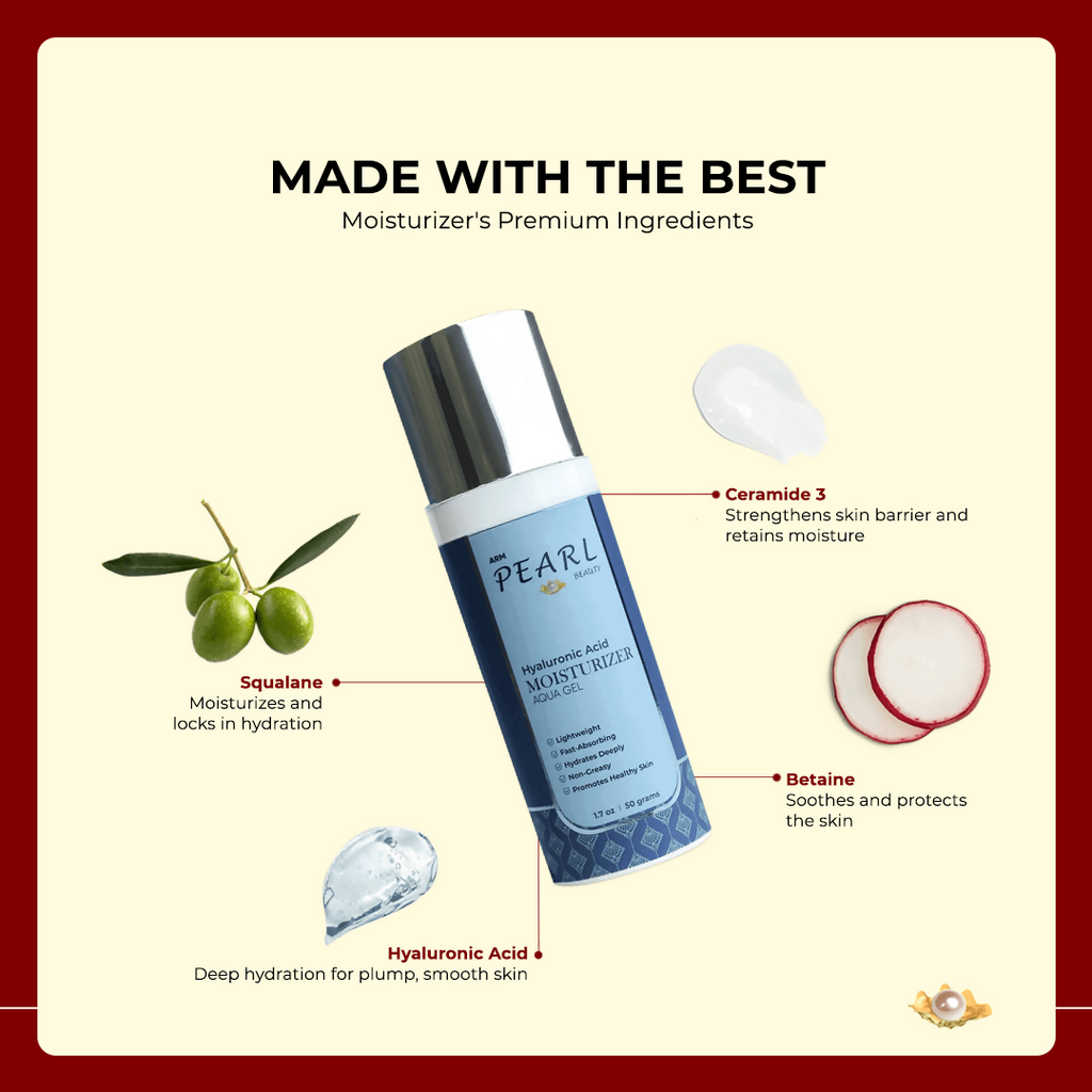ARM Pearl Beauty Hyaluronic Acid Moisturizer Aqua Gel