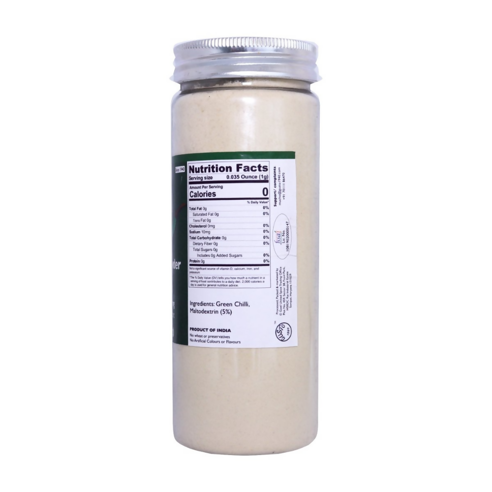 Tassyam Organics Green Chilli Powder - Distacart